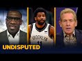 Kyrie Irving scores 39, claps back at Celtics fans in Nets Game 1 loss | NBA | UNDISPUTED
