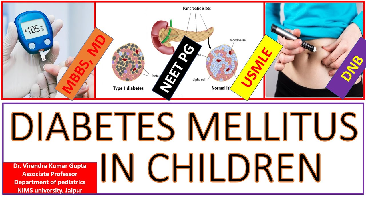 #Diabetes Mellitus in Children #Type 1 DM# Pediatric diabetes - YouTube