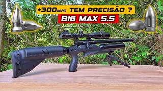 PRECISÃO ACIMA DOS 300 m/s ⚠️  CARABINA KRALL BIG MAX 5.5