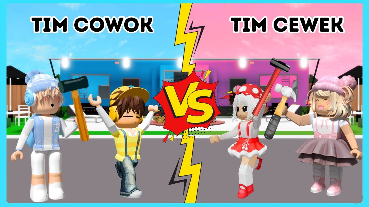 Aku Dan Adiku Berantem Saling Hancurkan Rumah Di Roblox Brookhaven ft @Shasyaalala