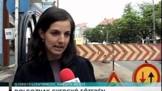 Dolgoznak Gyergyó főterén – Erdélyi Magyar Televízió