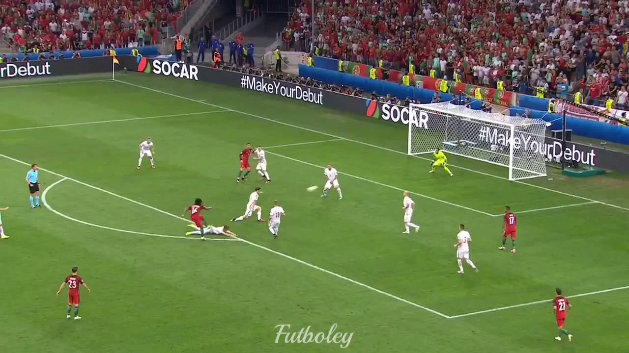 Sanches Goal For Portugal Vs Poland Euro 16 Youtube