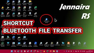 Cara Membuat Shortcut Bluetooth File Transfer di Desktop Komputer Windows 11 25H2