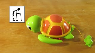 Tear Down - Pull Cord - Turtle Bath time Toy