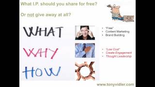 Tony's Quick Tips: What IP You should share - or not