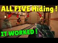 ALL FIVE Defenders * Locked * Themselves In The Objective And They WON ! - Rainbow Six Siege