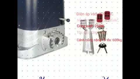 Mô tơ cổng trượt tự động A204