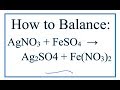 Balancing Chemical Reactions and Ions
