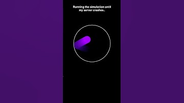 Ball bouncing simulation #adhd #music #code #space #python #physics #simulations #memes #science