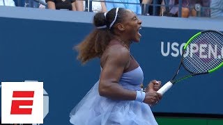 Highlights from serena williams vs kaia kanepi: dominates kanepi in
the first set, but would take second set leading to a dec...