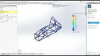 Torsional Rigidity Rear Stress Analysis Solidworks Simulation