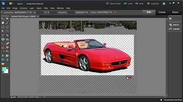 Photoshop Elements 10 - Remove Image Background with Magic Eraser Tool