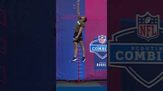 42.5 INCH VERTICAL JUMP FOR DAEQUAN HARDY! #nflcombine #shorts