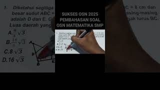 SOAL OSN MATEMATIKA SMP 2025 #shortvideo