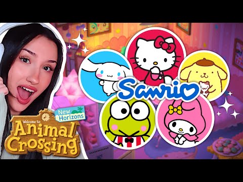 every rooms a different SANRIO Character in Animal Crossing (MEMBERS ONLY VERISON)