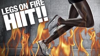 Cardio and Legs Workout (LEGS ON FIRE HIIT!!)