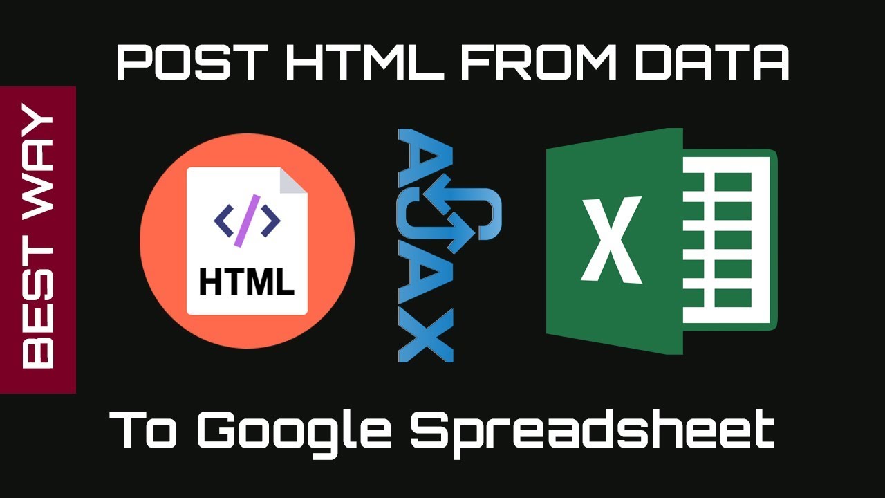 Post Html Form Data To Google Spreadsheet Easiest Way Youtube