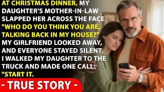 My Daughter Was Slapped By Her MIL At Christmas Dinner… So I Made One Call: I Want Them Destroyed.