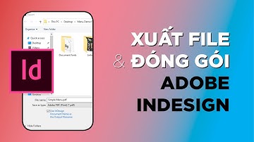 Hướng dẫn Export và Package trong Indesign