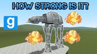 Garry's Mod AT-AT durability test