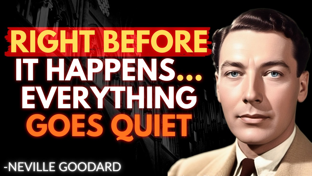 Neville Goddard: The Moment Before It Appears