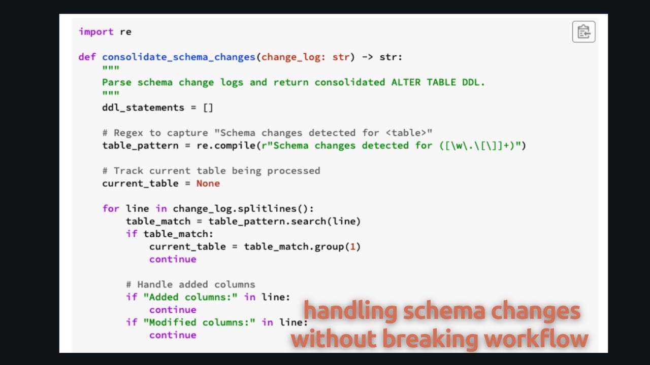 talk about handling schema evolution in lakehouse and data warehouse ...