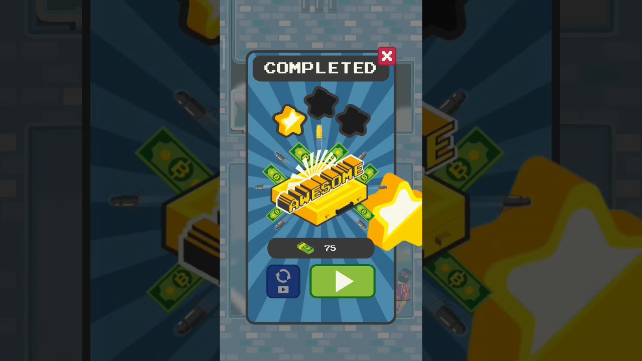 Two level done easy but i stack in third level in last bullet