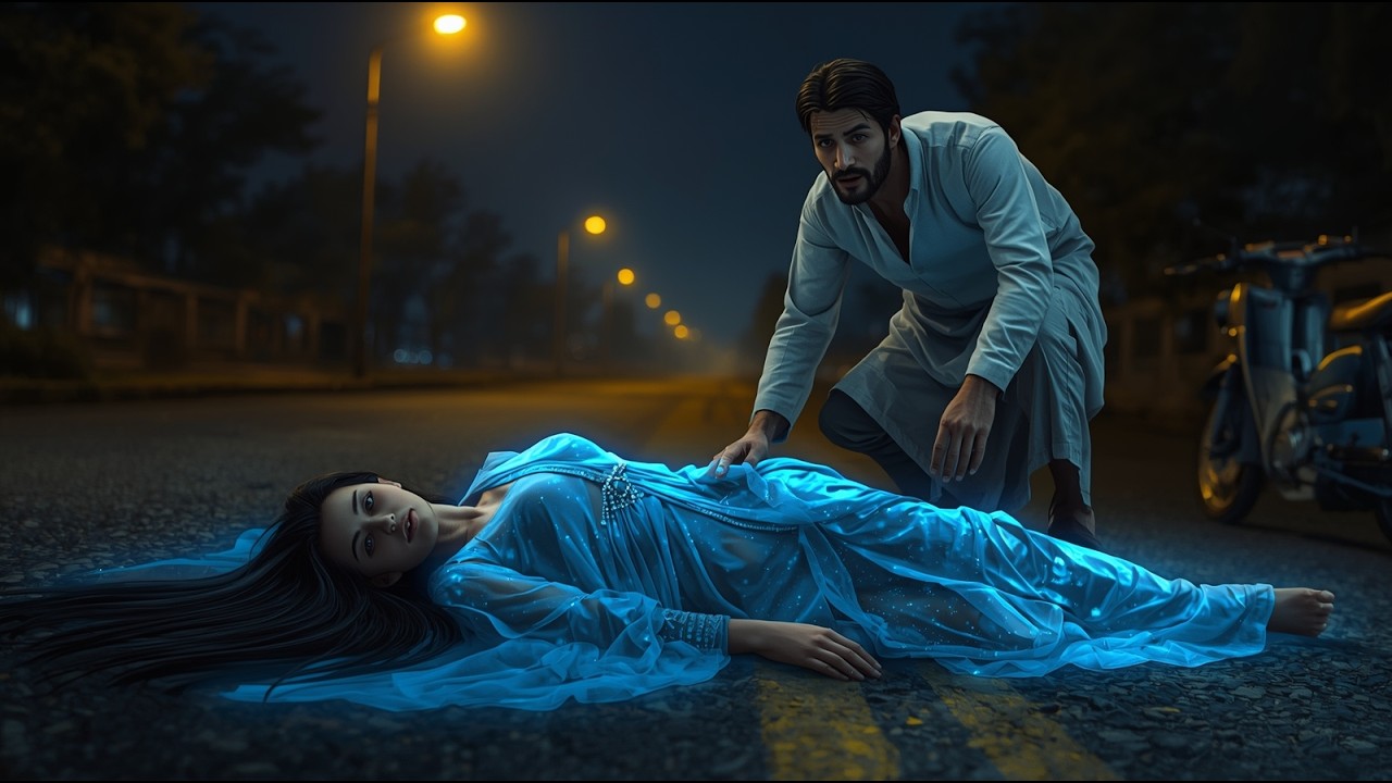 Raat Ko Sarak Par Pari Jinzadi Aur Bike Wala Larka | Islamic Moral Story | @whisperingstoryland