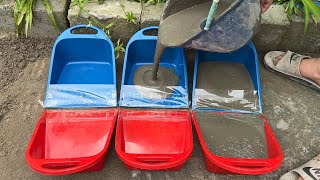 Ideas Making Cement Flower Pots From Plastic Trash - Beautiful & Easy For You