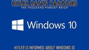 Hitler is informed about Windows 10