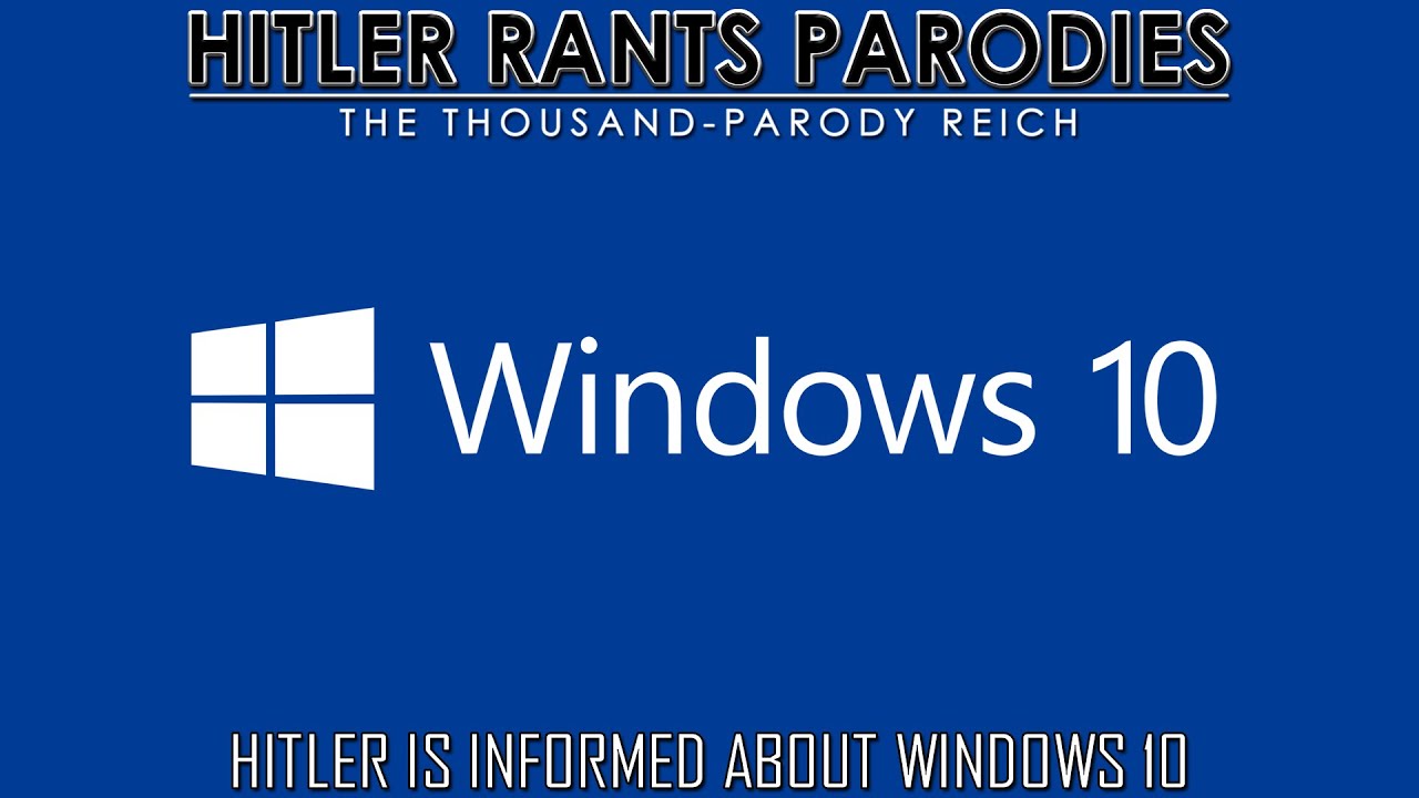 Hitler is informed about Windows 10