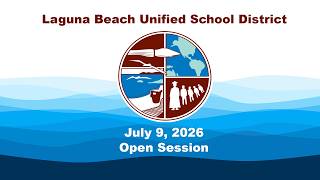 Special School Board Meeting-  July 9, 2026 (Open Session)