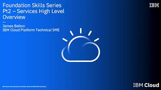 IBM Cloud Services - High Level Overview pt5 (Starter Kits, Web & Mobile and Other Services)