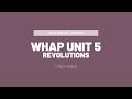 Revolutions That Shaped the Modern World from 1750 to 1900