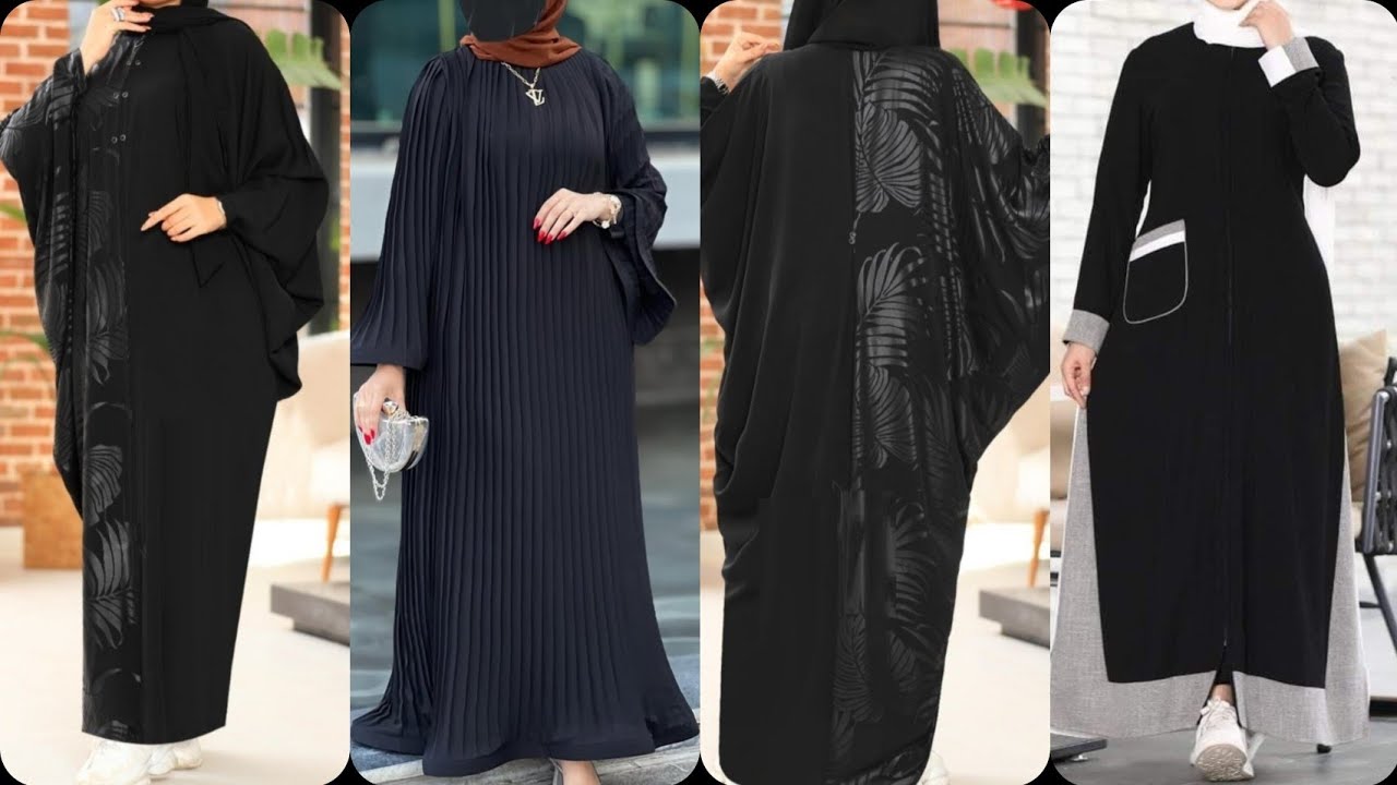 عبايات رمضان موديلات سوداء 2026🦋🍓🍓