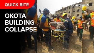 Man trapped as building under construction collapsed in Lagos