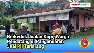 Berkedok Jualan Kopi, Warga Pendatang di Pangandaran Jual Pil Terlarang