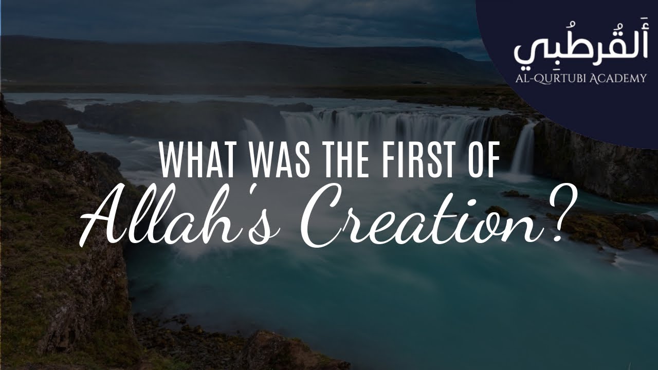 Sheikh Abu Ubaidah - What was the first of Allah's creation? (English ...