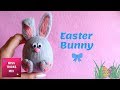 Needle Felting Easter Bunny DIY Tutorial | Easter Crafts.