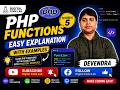 🔥 PHP Functions | Easy Examples | PHP Tutorial 5