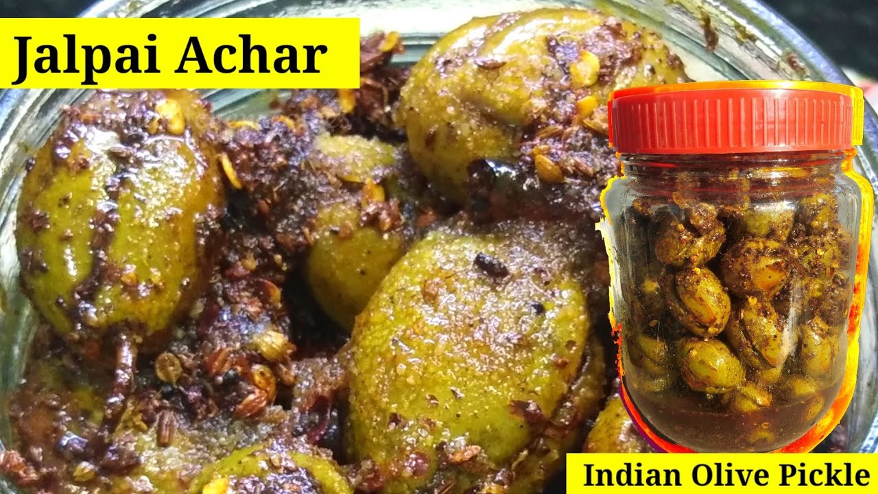 How to make Jalpai Achar Recipes Indian Olive pickle recipes Very