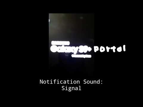 Samsung Galaxy S9 + Portal Notification Sound - Signal