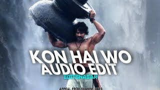 Kon Hai Wo - Bahubali #editaudio #audioedit screenshot 5