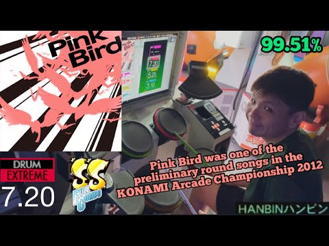 GITADORA【ギタドラ】Pink Bird (DrumMania Extreme) SS FULL COMBO!!