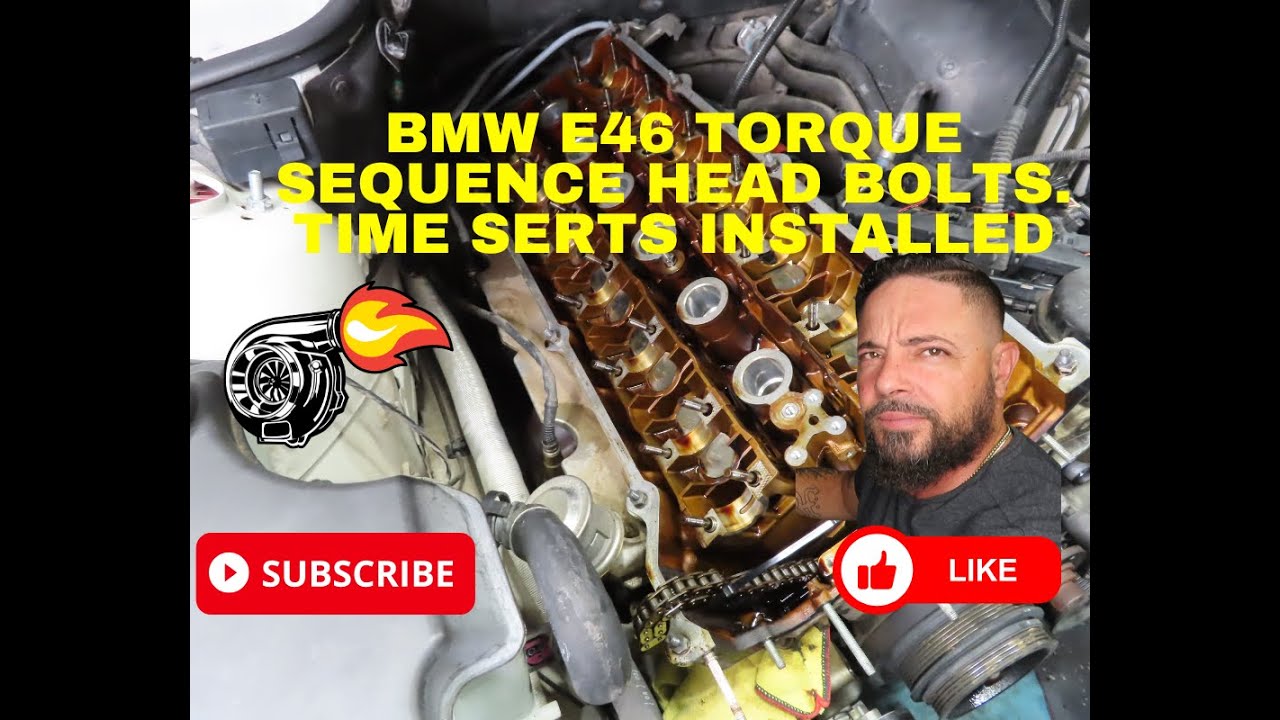 BMW Head Bolt Torque sequence with Time Serts. #diy #BMW - YouTube