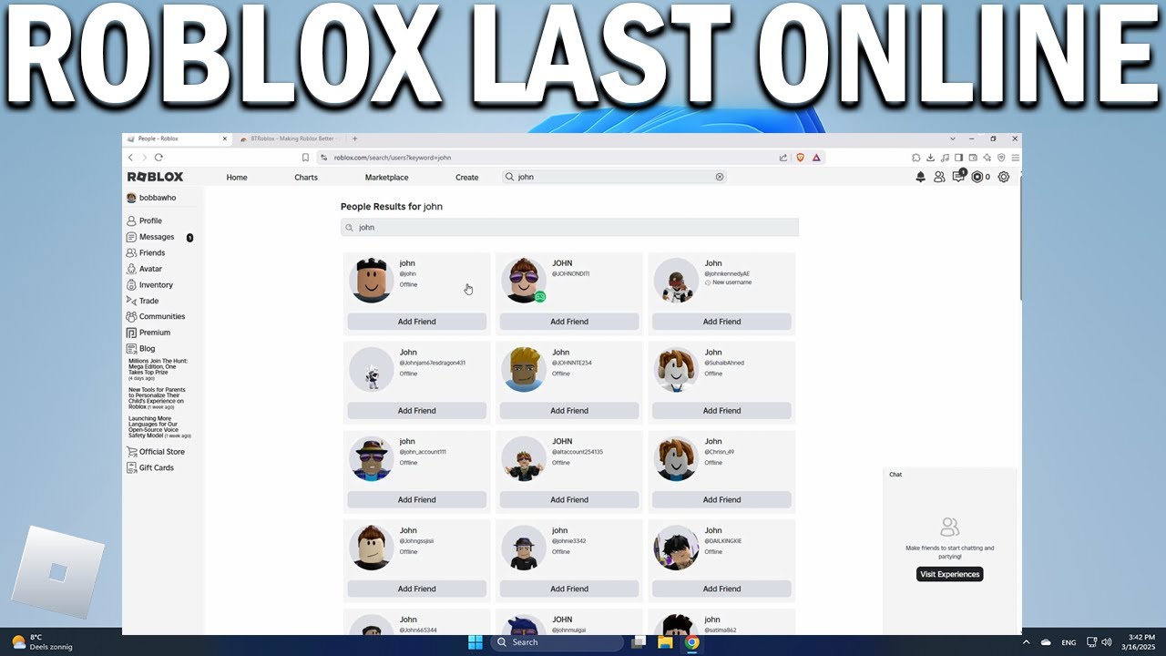 How To See When Someone Was Last Online in Roblox - Easy Fix - YouTube