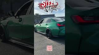 Green BMW M3 with Black Wheels – Orlando Car Scene