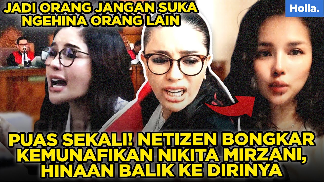 PUAS SEKALI! NETIZEN BONGKAR KEMUNAFIKAN NIKITA MIRZANI, HINAAN BALIK KE DIRINYA