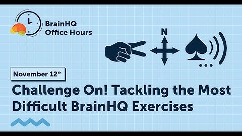 BrainHQ Office Hours: Challenge On! 2025