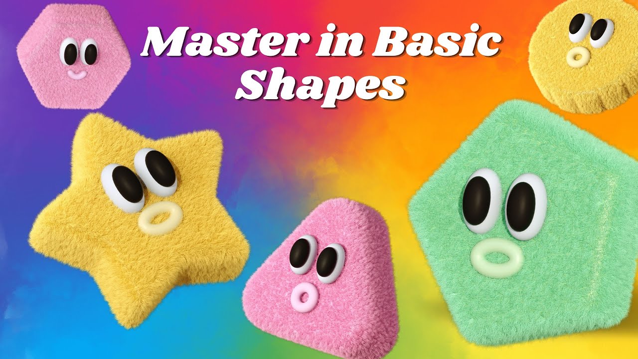 Shapes, Colors, Song & Drawing For Kids Preschool Learning For